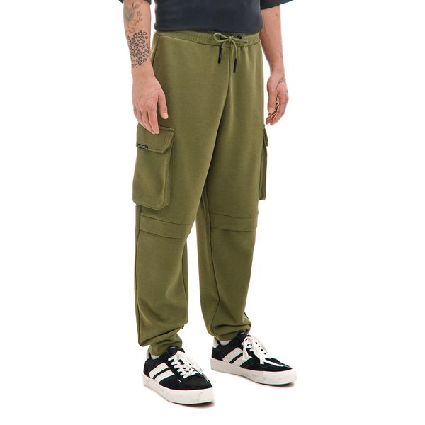 Cropp Cropp - Sportske jogger pantalone - svetlo maslinasta