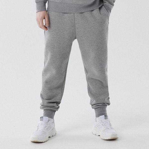 Cropp Cropp - Svetlosive sportske jogger pantalone - light grey