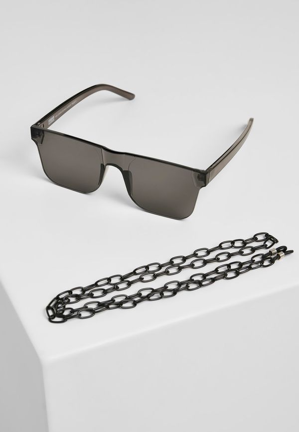 Urban Classics Accessoires 105 BLK/BLK chain sunglasses