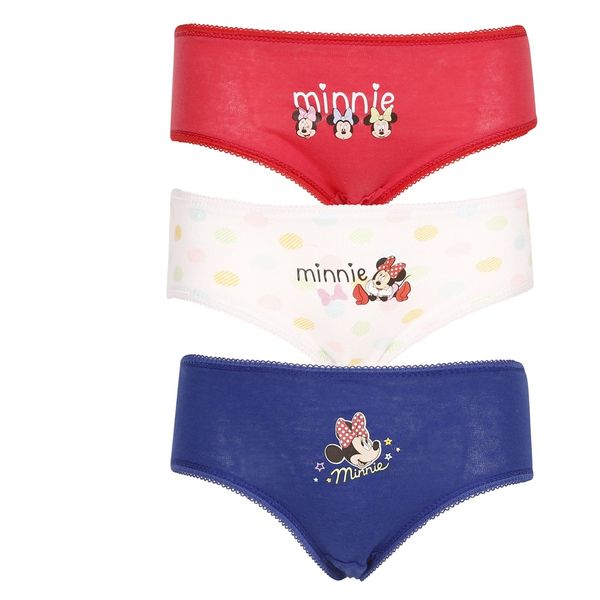 E plus M 3PACK girls' panties E plus M Minnie multicolored