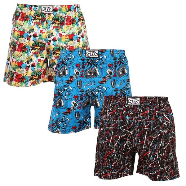 STYX 3PACK Men's Sleepwear Shorts Styx Multicolored