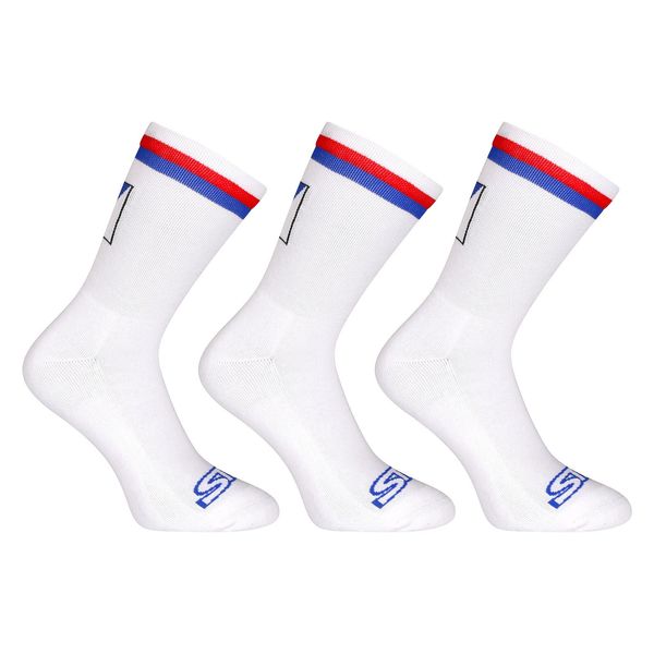 STYX 3PACK socks Styx high white tricolor