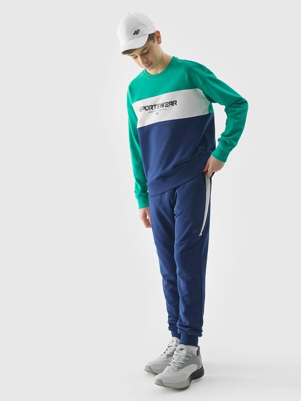 4F 4F jogger sweatpants for boys - navy blue