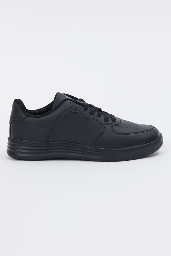 AC&Co / Altınyıldız Classics AC&Co / Altınyıldız Classics Men's Black Lace-up Comfort Sole Casual Sneaker Shoes