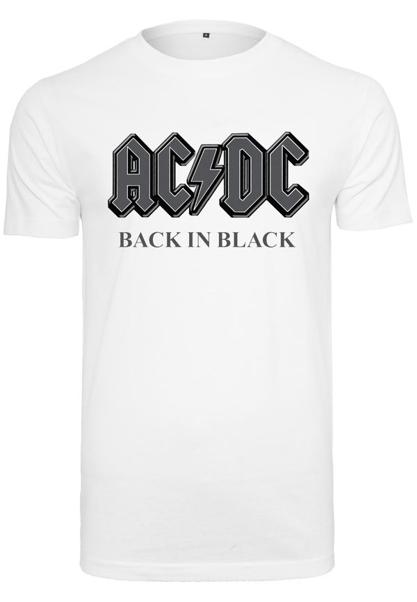 Merchcode ACDC back in black t-shirt white