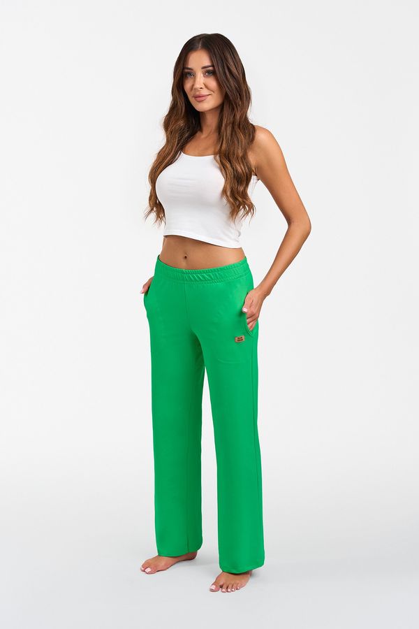 Italian Fashion Alta women's long pants - green