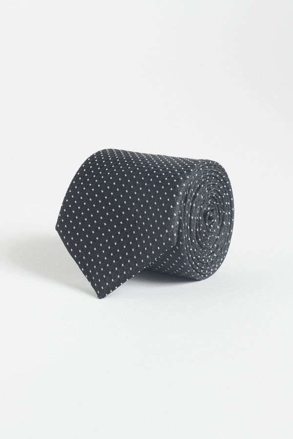 ALTINYILDIZ CLASSICS ALTINYILDIZ CLASSICS Men's Black-gray Patterned Tie