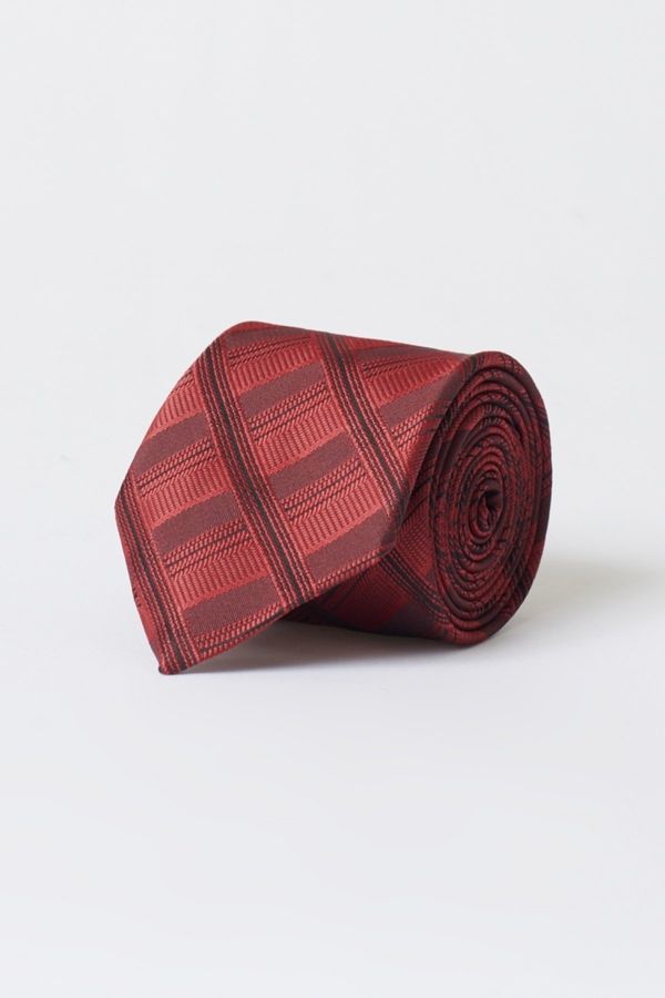 ALTINYILDIZ CLASSICS ALTINYILDIZ CLASSICS Men's Claret Red Patterned Claret Red Classic Tie