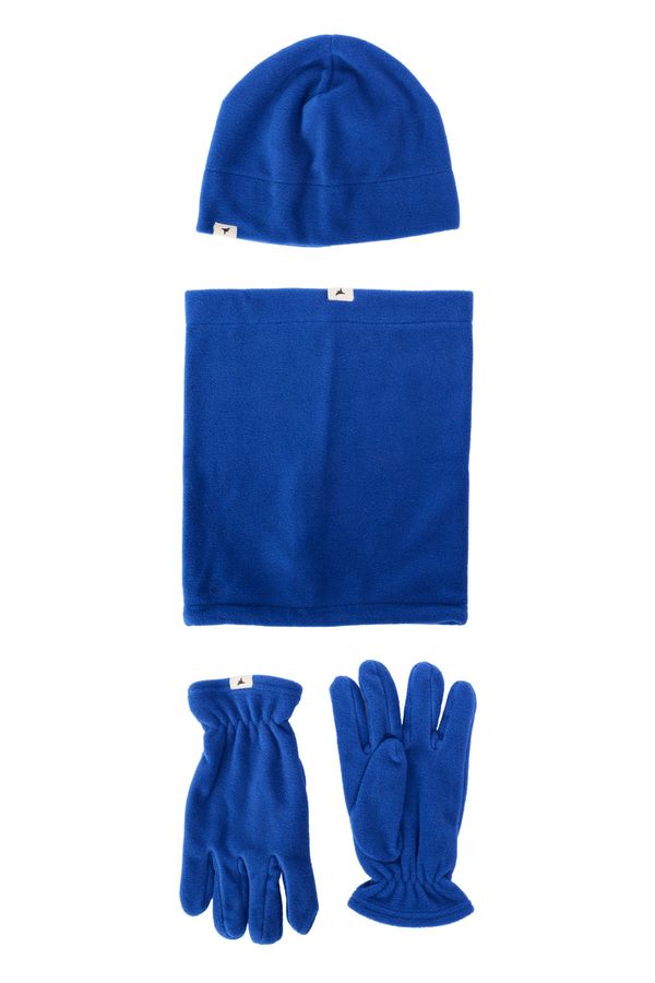 ALTINYILDIZ CLASSICS ALTINYILDIZ CLASSICS Men's Saks Anti-pilling Warm Water Repellent Fleece Beanie Neck Collar Gloves Set