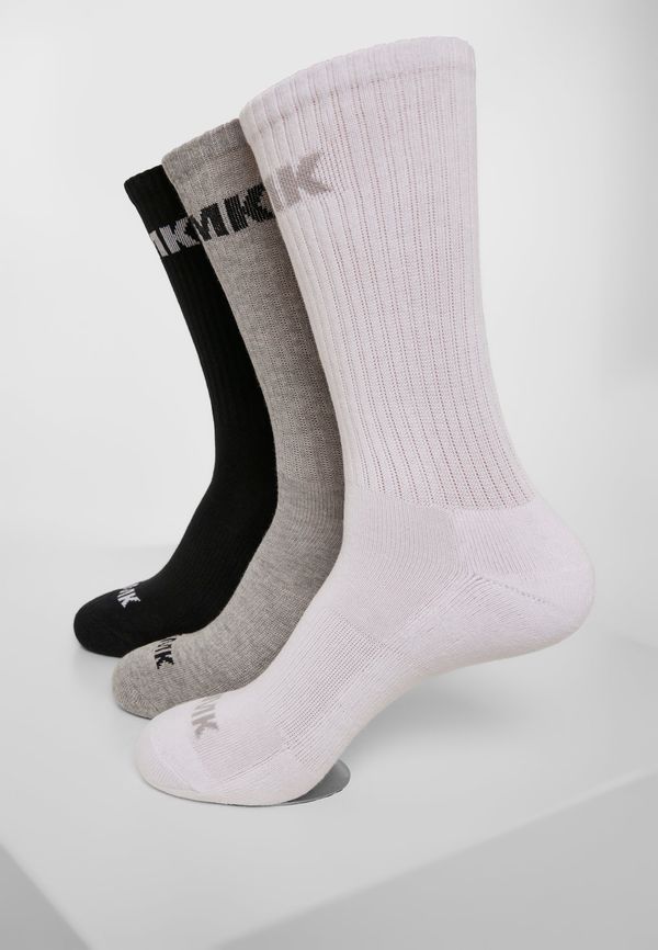 Mister Tee AMK 3-Pack Socks Black/Grey/White