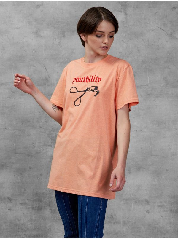 Diesel Apricot women's elongated T-shirt Diesel - Women