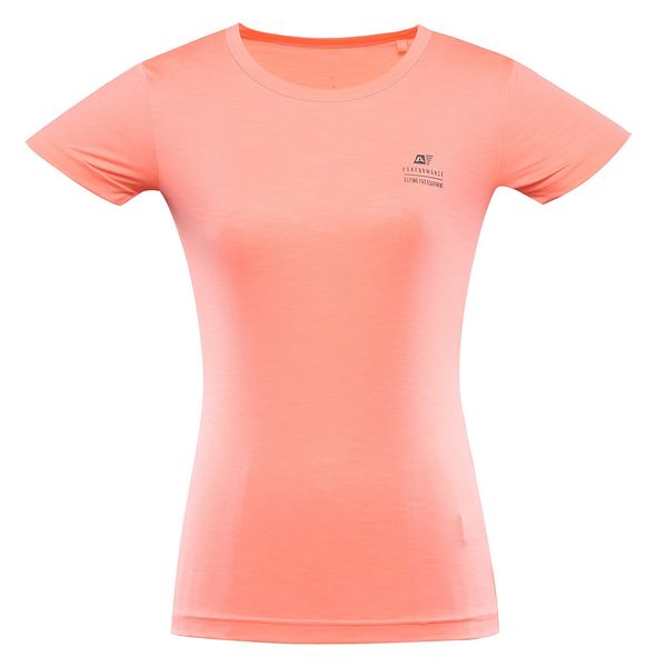 ALPINE PRO Apricot women's sports T-shirt ALPINE PRO Basika