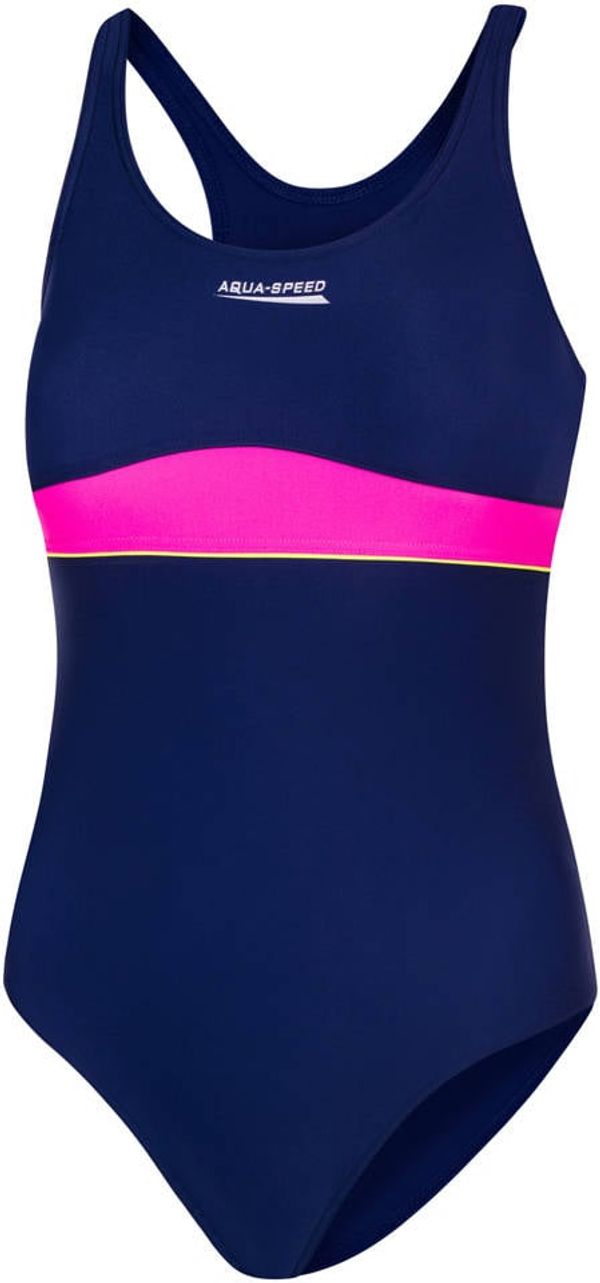 AQUA SPEED AQUA SPEED Kids's Swimsuits EMILY Navy Blue/Pink