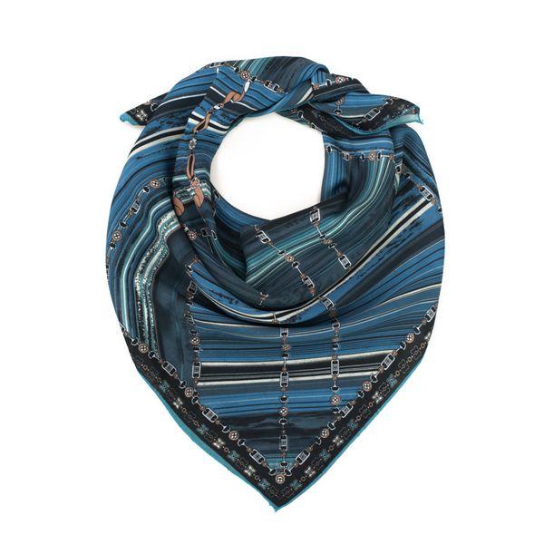 Art of Polo Art Of Polo Woman's Scarf Szq013-4 Navy Blue