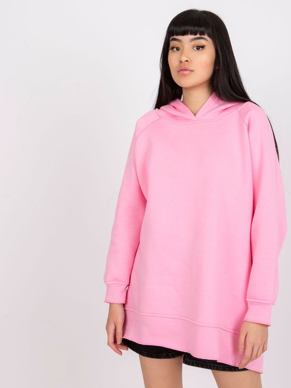 Fashionhunters Basic pink hoodie Canberra