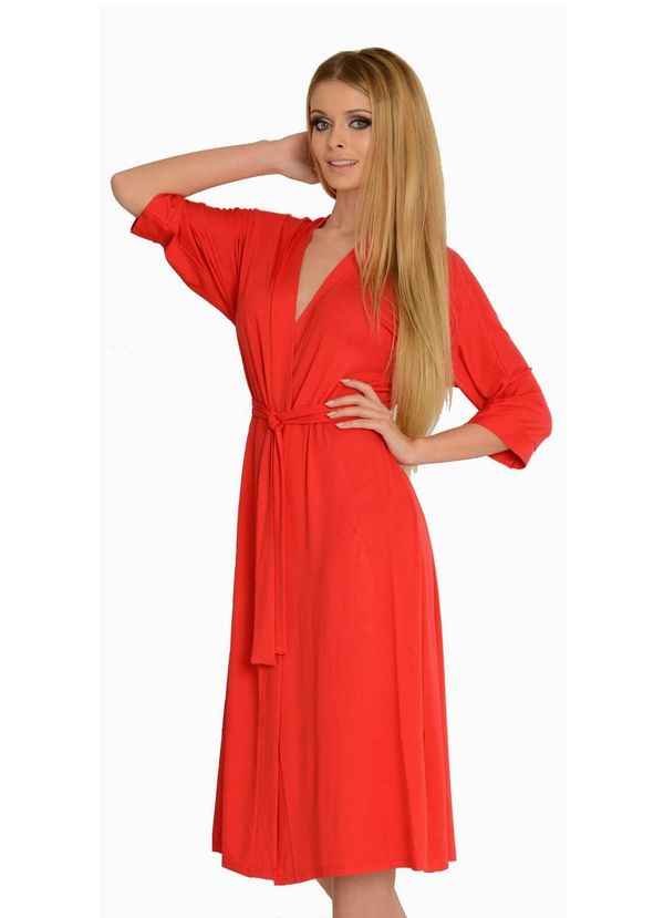 De Lafense Bathrobe De Lafense 940, 942 Visa M-2XL women's red 024