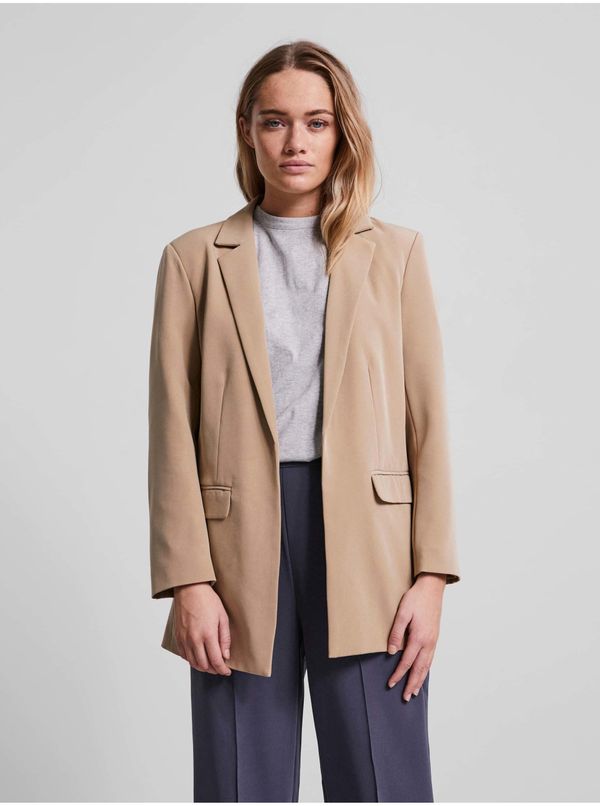 Pieces Beige Blazer Pieces Bossy - Women