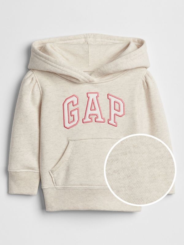 GAP Beige Girls' Sweatshirt GAP Logo