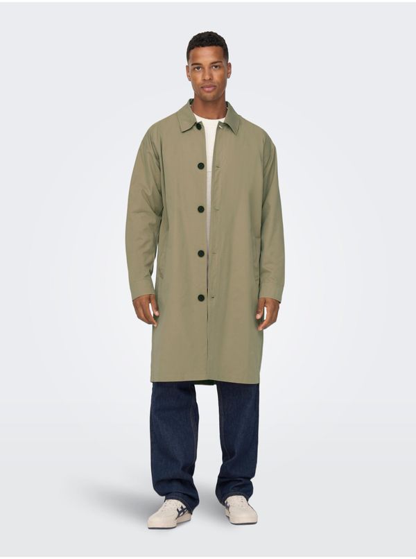 Only Beige Men's Light Coat ONLY & SONS Malcom - Men