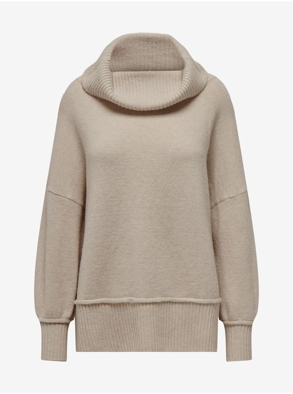 Only Beige women's oversize sweater ONLY Hazel - Women