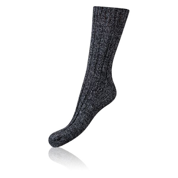Bellinda Bellinda NORWEGIAN STYLE SOCKS - Men's winter socks of Norwegian type - black