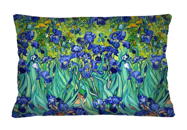 Bertoni Home Bertoni Home Unisex's Rectangular Pillow Irises