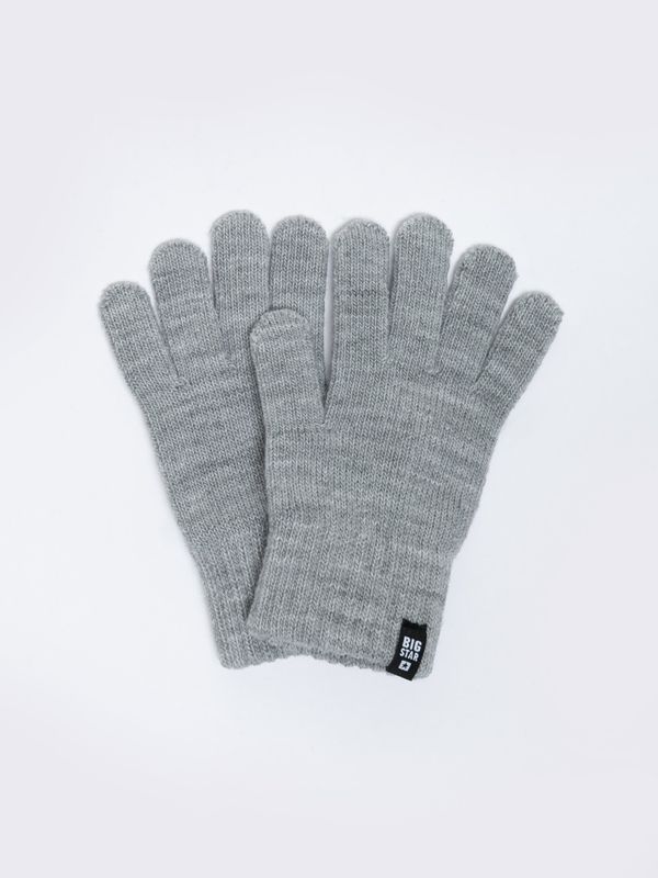 Big Star Big Star Unisex's Gloves 290027 Grey 901