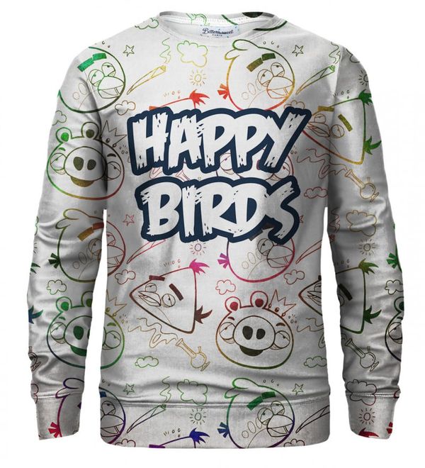 Bittersweet Paris Bittersweet Paris Unisex's Happy Birds Sweater S-Pc Bsp300
