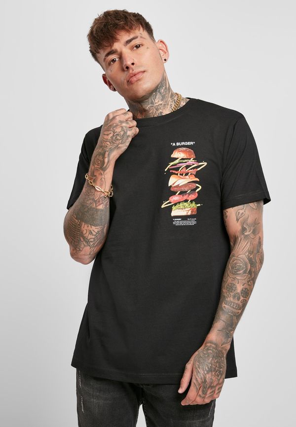 MT Men Black Burger T-Shirt