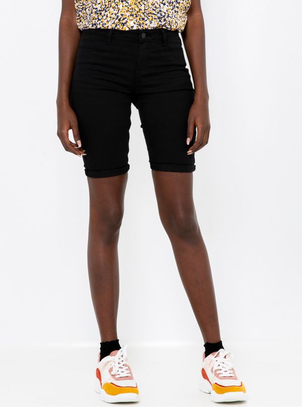 CAMAIEU Black Denim Shorts CAMAIEU - Women