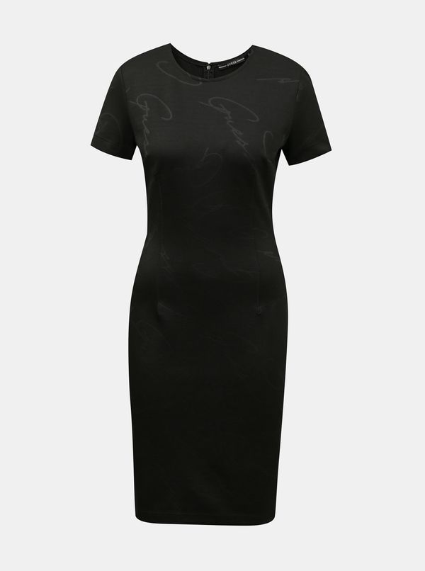 Guess Black Ladies Dress with Guess Rhoda Logo - Ladies