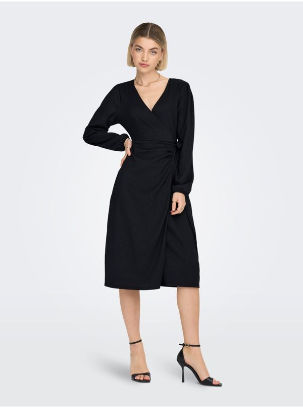 Only Black Ladies Wrap Dress ONLY Merle - Women