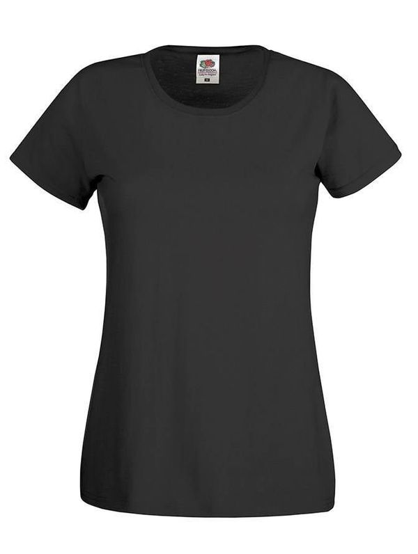 Fruit of the Loom Black Lady fit T-shirt Original Fruit of the Loom