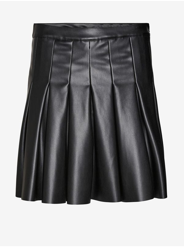 Noisy May Black leatherette skirt Noisy May Paulo - Women