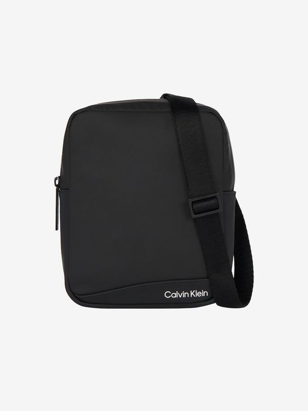 Calvin Klein Black Men's Shoulder Bag Calvin Klein Rubberized Conv Reporter S