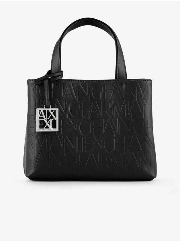 Armani Black patterned handbag Armani Exchange - Women