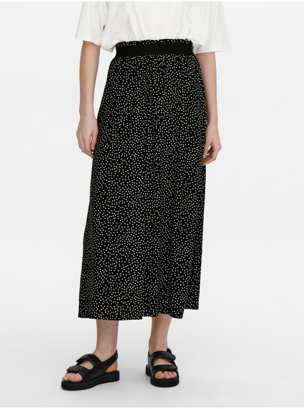 Only Black polka dot maxi skirt ONLY - Ladies