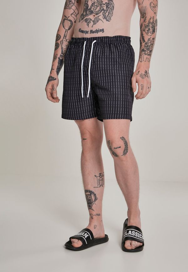 Mister Tee Black Swimsuit FuckYou Swimshorts