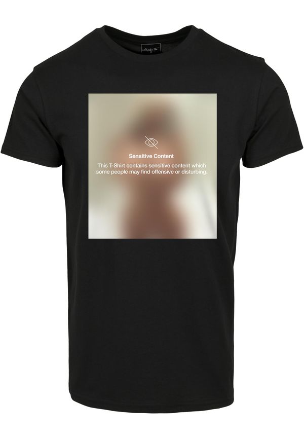 MT Men Black T-Shirt Sensitive Content