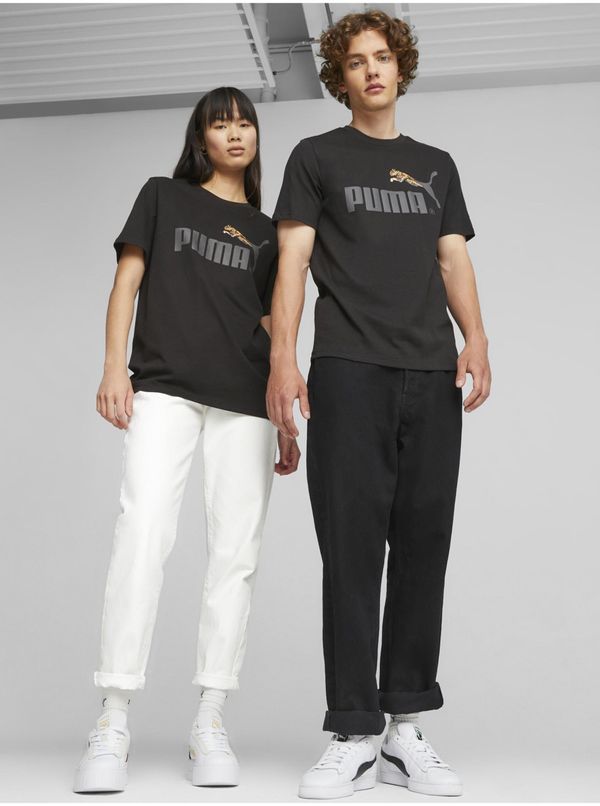 Puma Black unisex T-shirt Puma Classics No.1 - Men