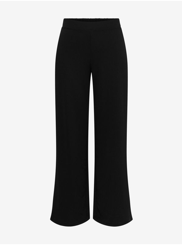 Only Black Wide Pants ONLY Queeny - Women