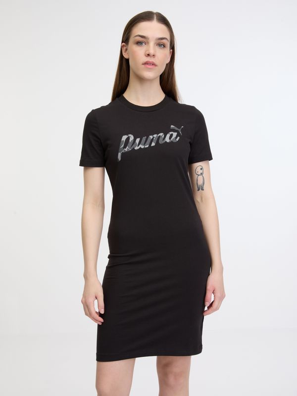Puma Black Women's Dress Puma ESS+ Blossom Graphic Dress
