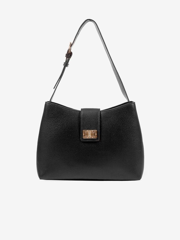 GEOX Black Women's Leather Handbag Geox Solangy