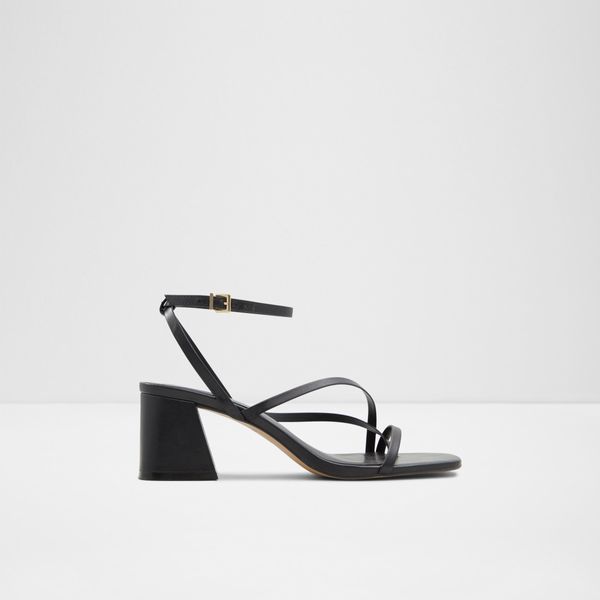 Aldo Black women's leather sandals Aldo Adrauder