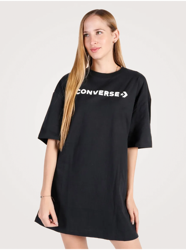 Converse Black Women's Oversize T-Shirt Converse - Women