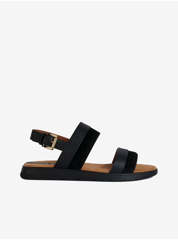 GEOX Black Women's Sandals with Leather Details Geox - Women