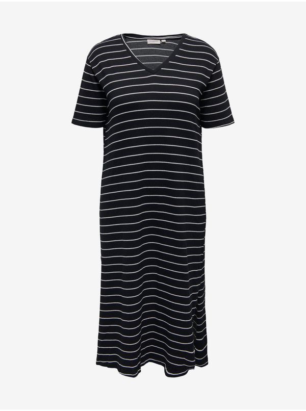 Only Black Women's Striped Maxi-Dress ONLY CARMAKOMA Fine - Ladies