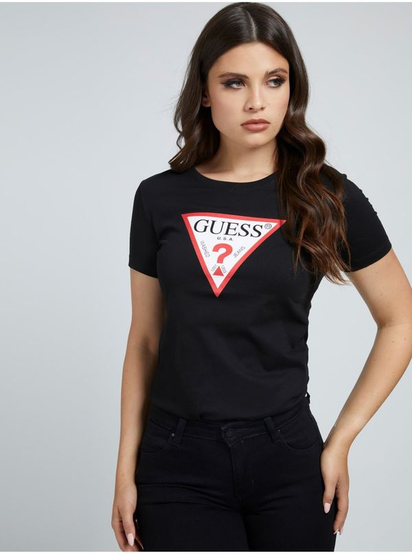 Guess Black Women's T-Shirt Guess - Women