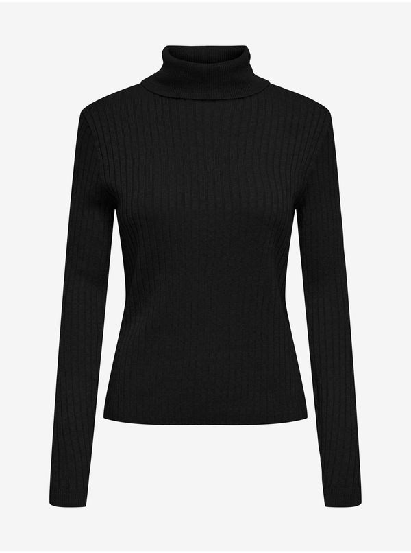 JDY Black women's turtleneck sweater JDY Novalee - Women