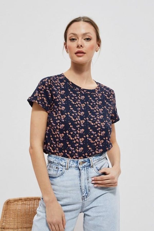 Moodo Blouse with small floral print